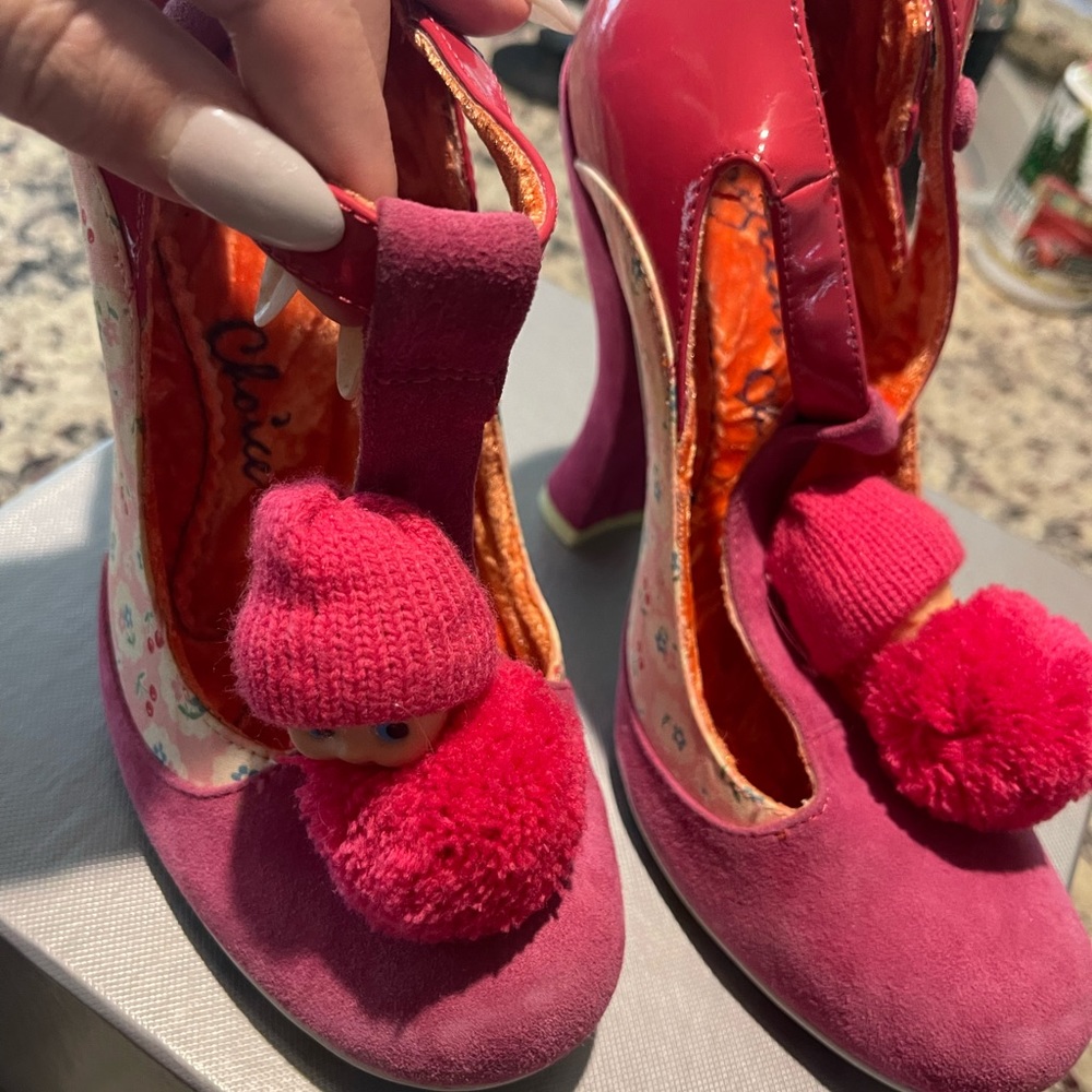 Irregular Choice Bambino Pom Pom Doll Heels - Picture 3 of 9